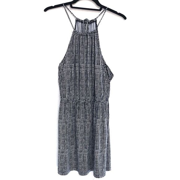 BCBGeneration Shirred Waist Tribal Print Dress S - Picture 4 of 8